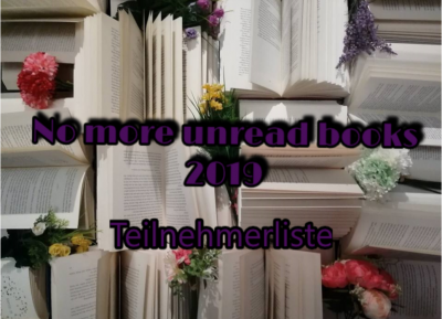 No more unread books 2019 – Teilnehmerliste und Punktestand